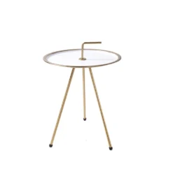 Stolik Kawowy Simply Clever 42 cm biały*Invicta Interior Best