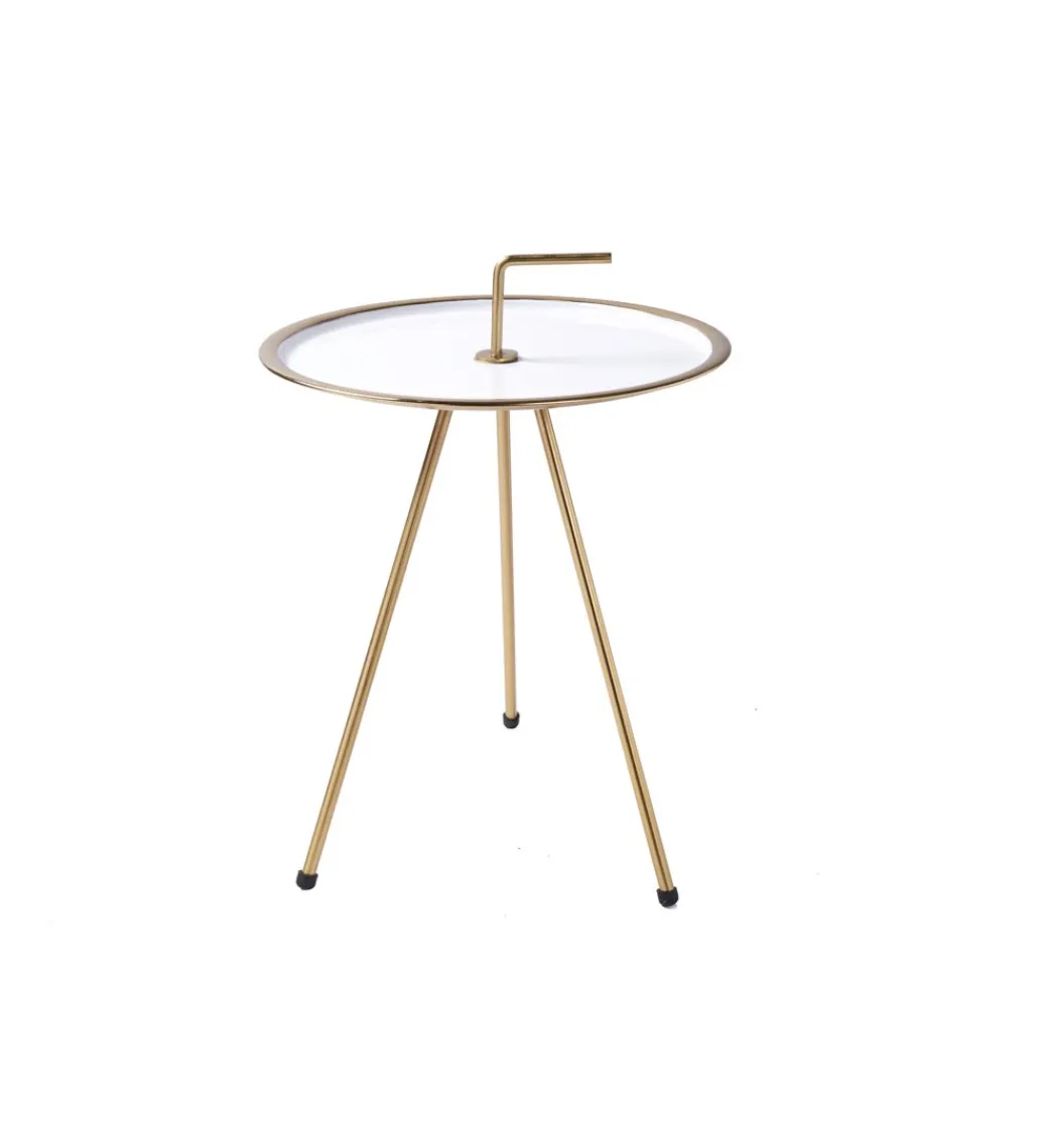 Stolik Kawowy Simply Clever 42 cm biały*Invicta Interior Best