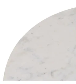Stolik kawowy SPINDIMA 80 cm drewno mango marmur*DENZO Sale