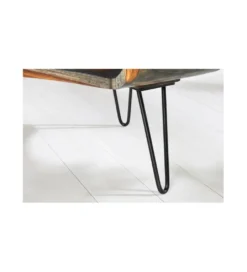 Stolik kawowy SPIN RETRO 60 cm drewno Sheesham*Invicta Interior Online
