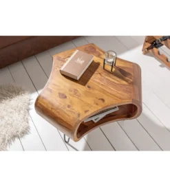 Stolik kawowy SPIN RETRO 60 cm drewno Sheesham*Invicta Interior Sale