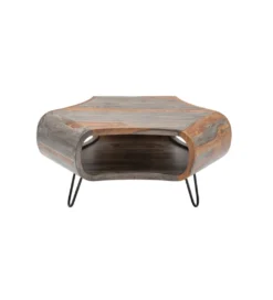 Stolik kawowy SPIN RETRO 70 cm drewno Sheesham*Invicta Interior Best