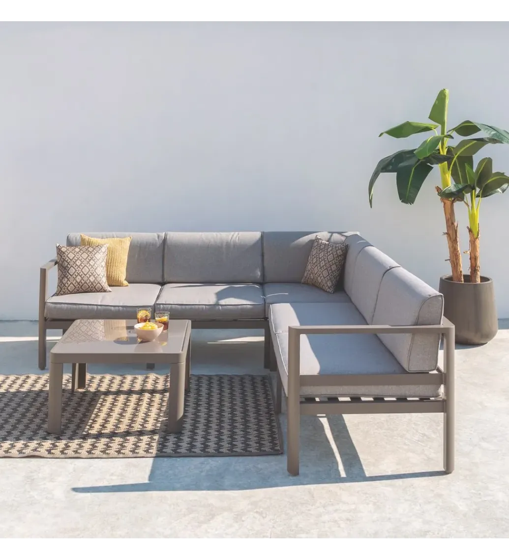 Stolik kawowy STELLA 70 cm szary*Zona-Design Outlet