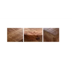 Stolik kawowy Storage Orient 60 cm Biały Z Blatem z drewna Mango*Invicta Interior Hot