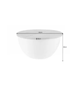 Stolik Kawowy Storage Orient 60 Cm srebrny Z Blatem drewna akacji*Invicta Interior Discount