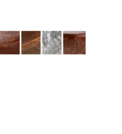 Stolik Kawowy Storage Orient 60 Cm srebrny Z Blatem drewna akacji*Invicta Interior Discount