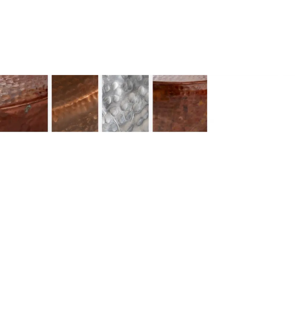 Stolik Kawowy Storage Orient 60 Cm srebrny Z Blatem drewna akacji*Invicta Interior Discount