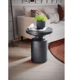 Stolik kawowy SUZAM 40 cm czarny*WOHNLING, GERMANY