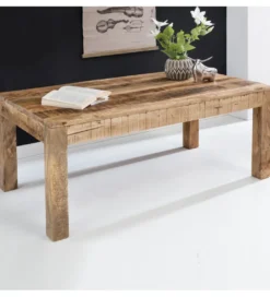 Stolik kawowy TALISA Craft110 cm drewno mango*WOHNLING, GERMANY Clearance