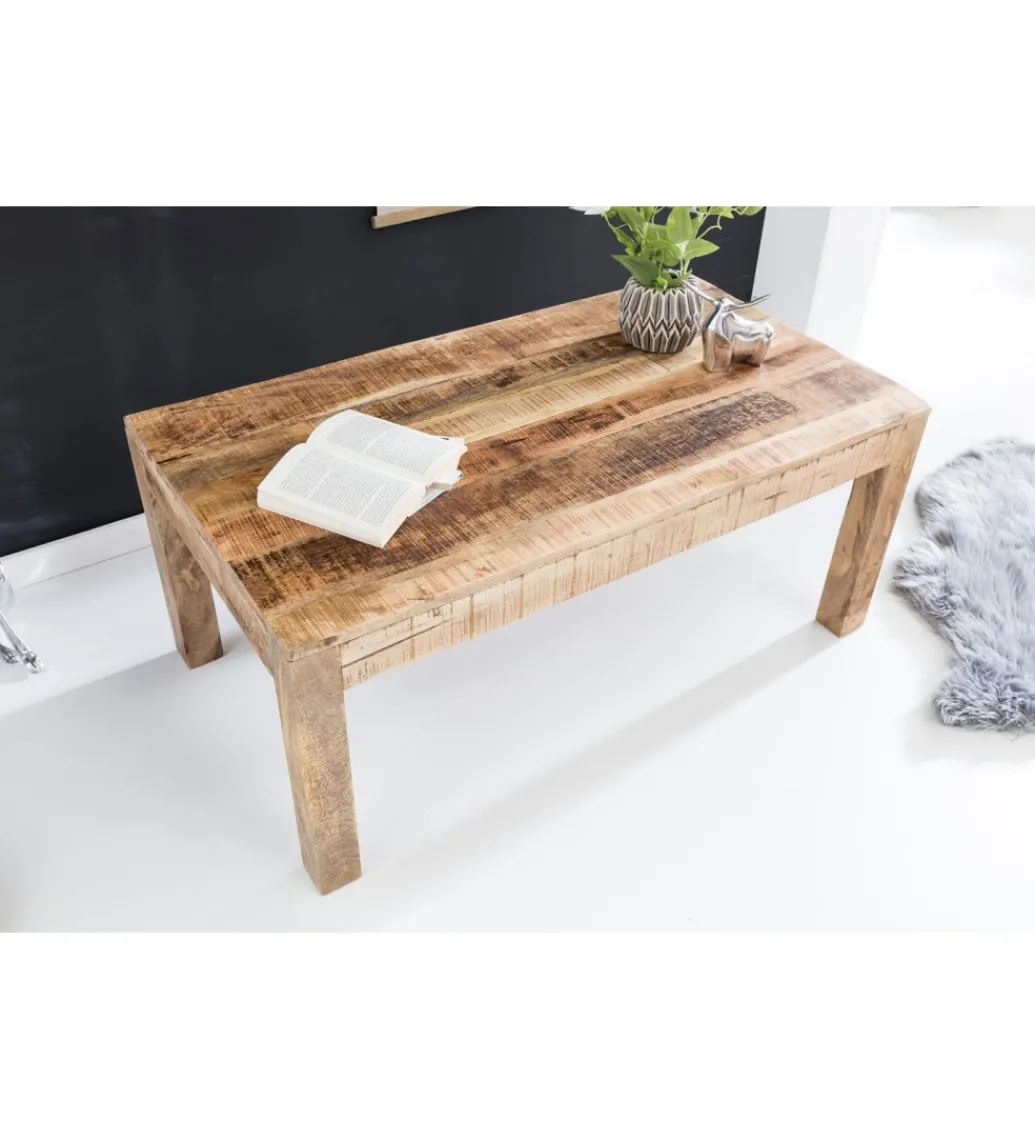 Stolik kawowy TALISA Craft110 cm drewno mango*WOHNLING, GERMANY Clearance