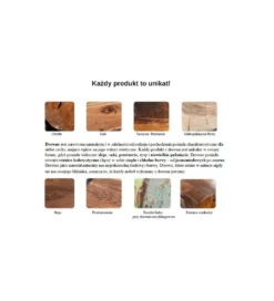 Stolik kawowy TANGER 75 cm w optyce dąb sękaty*MCA Clearance