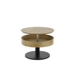 Stolik kawowy TANGER 75 cm w optyce dąb sękaty*MCA Clearance