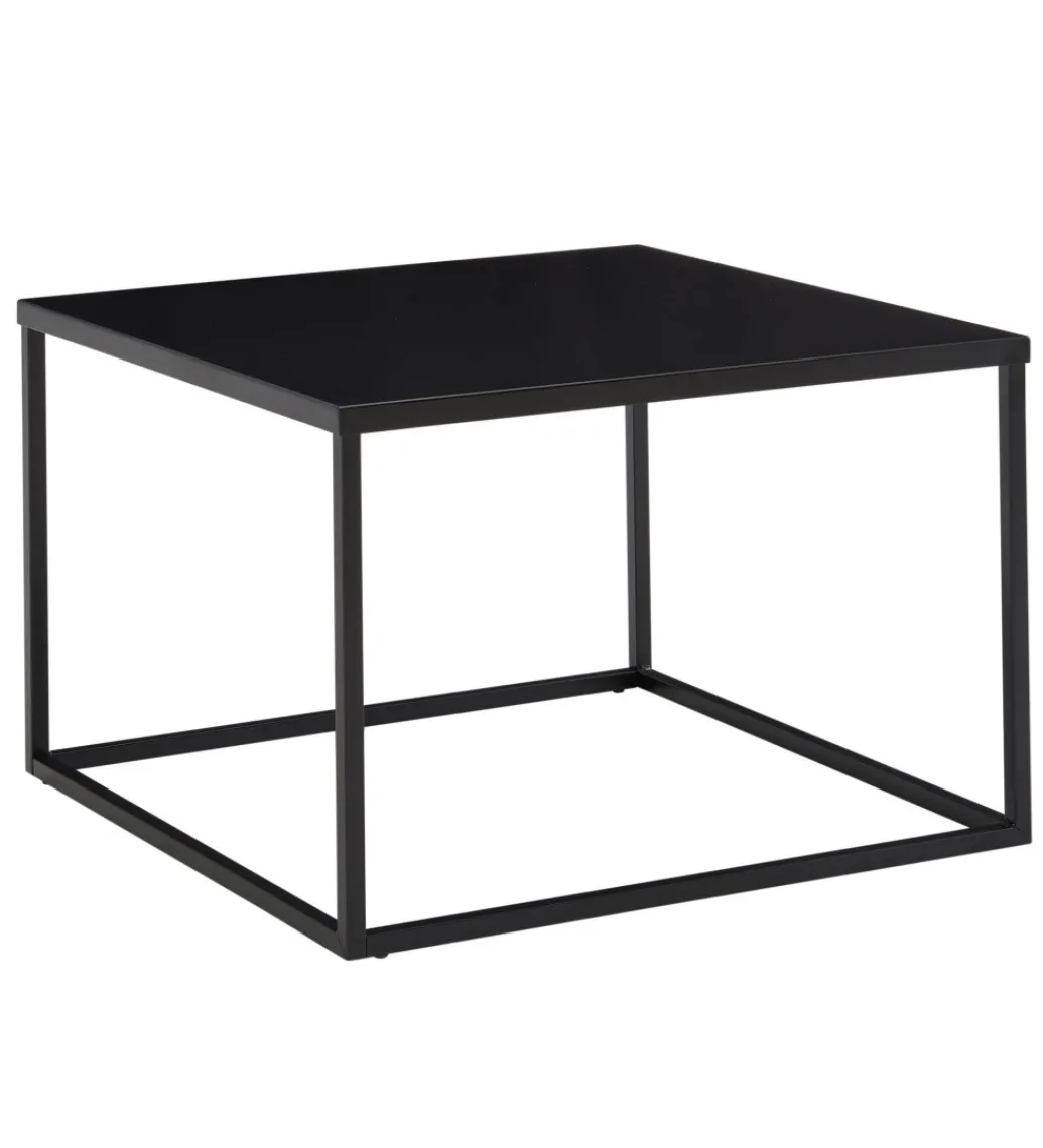 Stolik kawowy TECHANGO 60 cm czarny*WOHNLING, GERMANY Discount