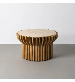 Stolik kawowy TEKALEMA 78 cm drewno mango*Zona-Design Best