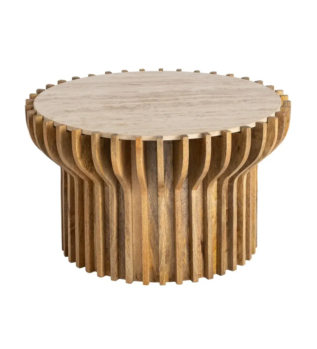 Stolik kawowy TEKALEMA 78 cm drewno mango*Zona-Design Best
