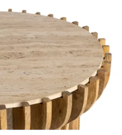 Stolik kawowy TEKALEMA 78 cm drewno mango*Zona-Design Best