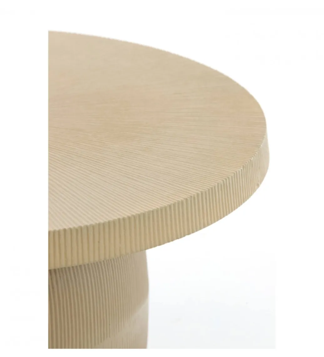 Stolik kawowy TIGRAN 75 cm piaskowy mat*L&L Discount