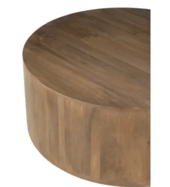 Stolik kawowy TOGO set 2 drewno mango brąz*J-Line Outlet