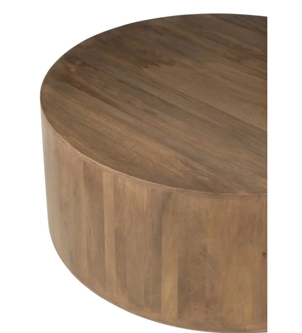 Stolik kawowy TOGO set 2 drewno mango brąz*J-Line Outlet