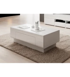 Stolik kawowy TOLEDO 110 cm biały*Helvetia
