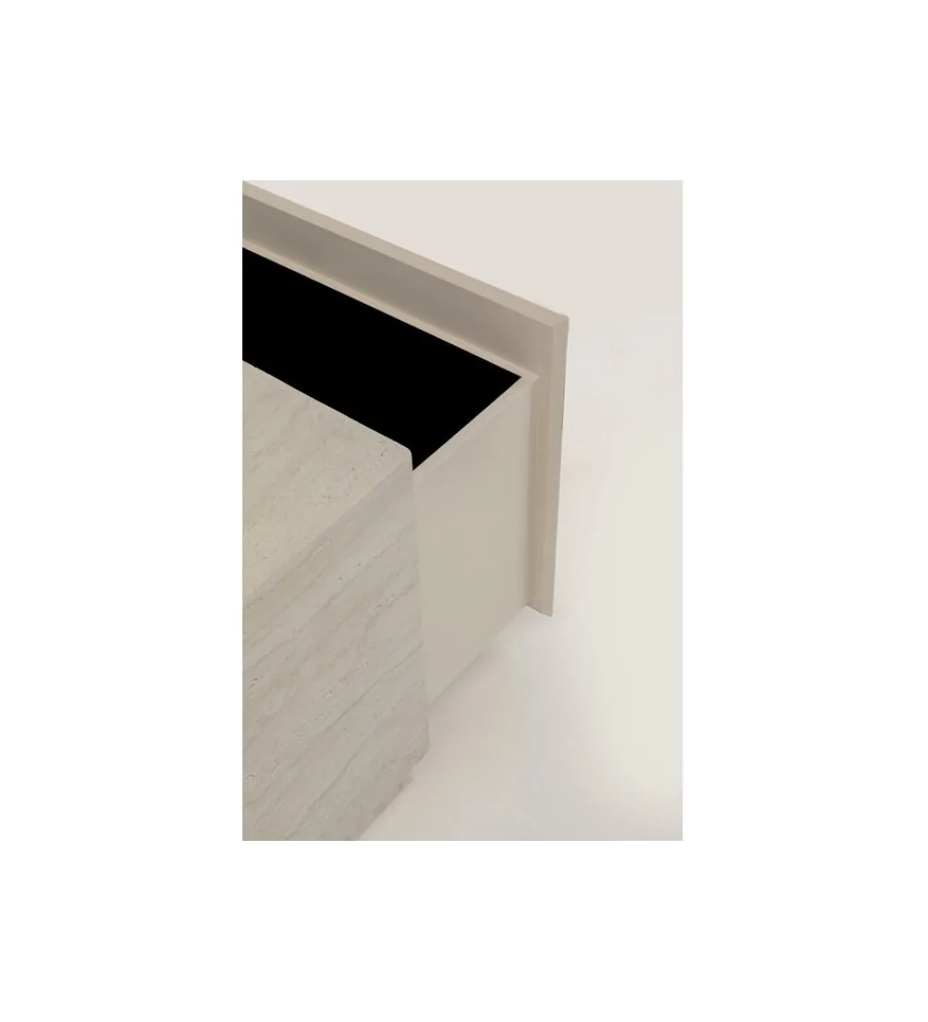 Stolik kawowy TRAVERTINO TRUNK 80 x 60 cm*KARE Best