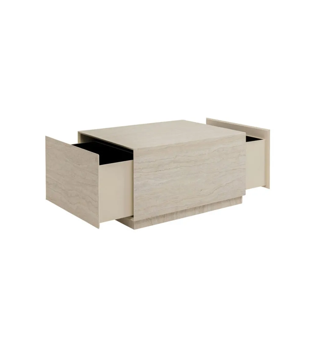 Stolik kawowy TRAVERTINO TRUNK 80 x 60 cm*KARE Best