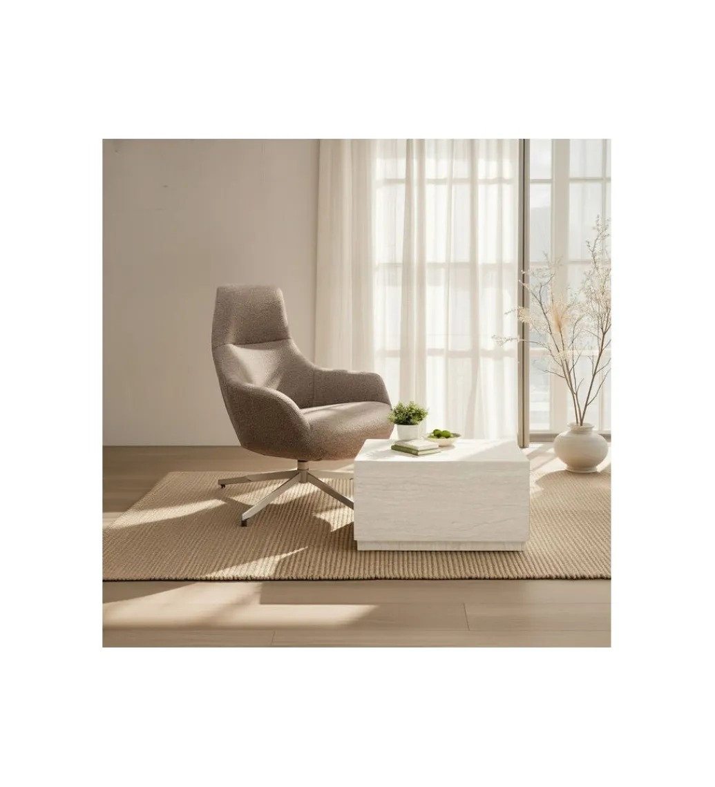 Stolik kawowy TRAVERTINO TRUNK 80 x 60 cm*KARE Best