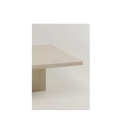 Stolik kawowy TRAVERTINO 100 x 100 cm naturalny*KARE
