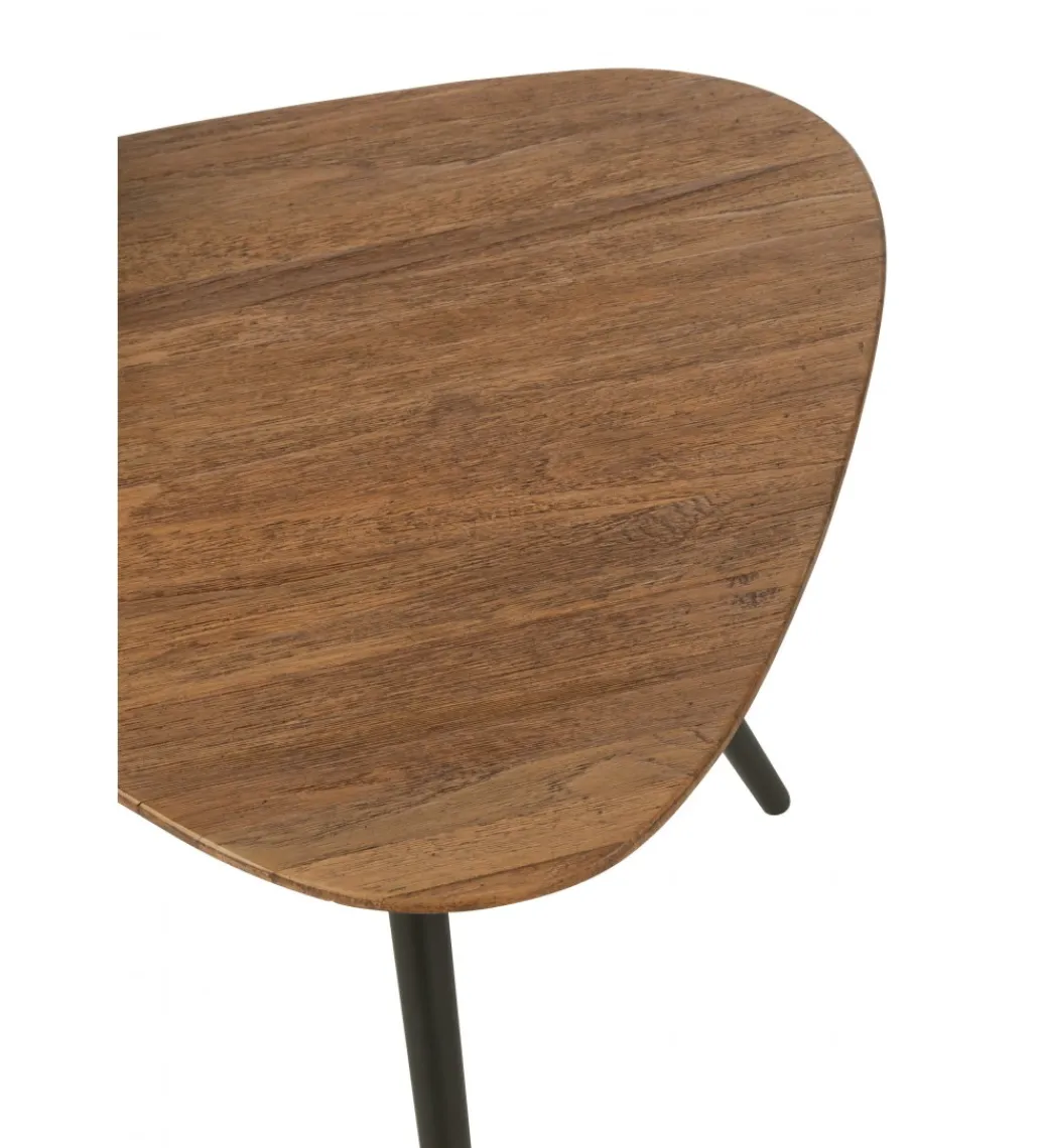 Stolik kawowy UDINE set 2 drewno teak*J-Line Clearance