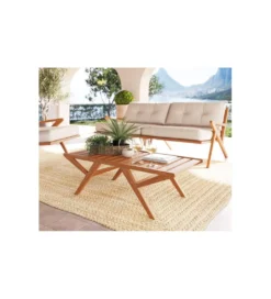Stolik kawowy VALENCIA 120 x 60 cm drewno akcja*KARE Hot