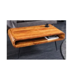 Stolik kawowy VANG Alpha 90 cm drewno sheesham*Invicta Interior Clearance