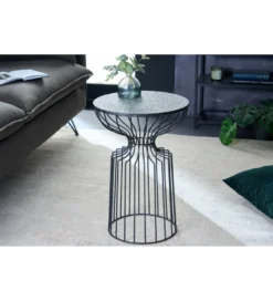 Stolik kawowy VARIA 36 cm czarny*Invicta Interior
