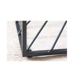 Stolik kawowy VARIA 60 cm czarny*Invicta Interior Outlet