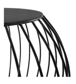 Stolik kawowy VENI 60 cm czarny*Kokoon Design Outlet