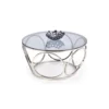 Stolik kawowy VENUS 80 cm srebrny*Halmar Sale