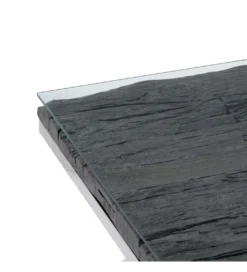 Stolik kawowy VERTA 100 cm szklany*Zona-Design