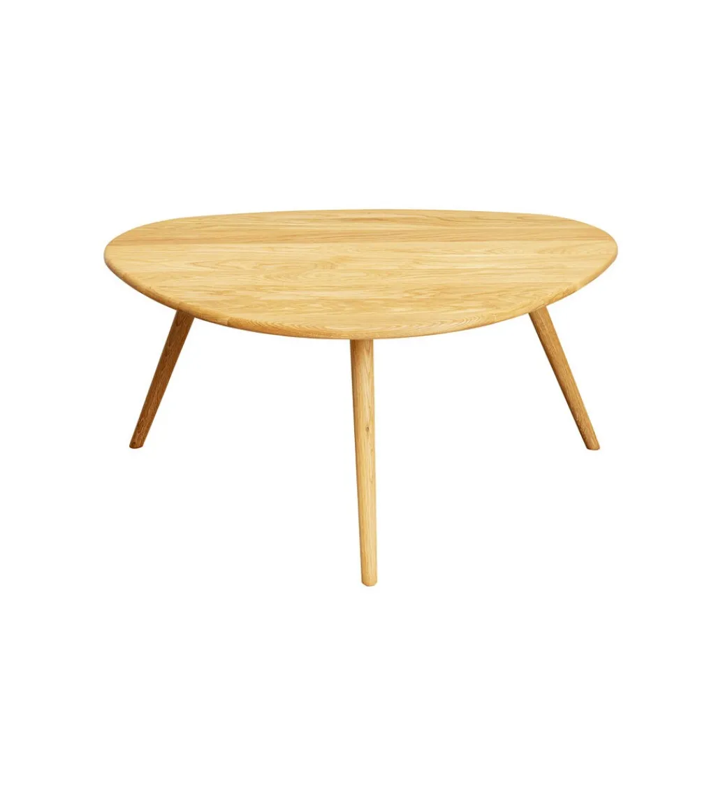 Stolik kawowy VIGO 90 cm drewno dębu*KARE Discount