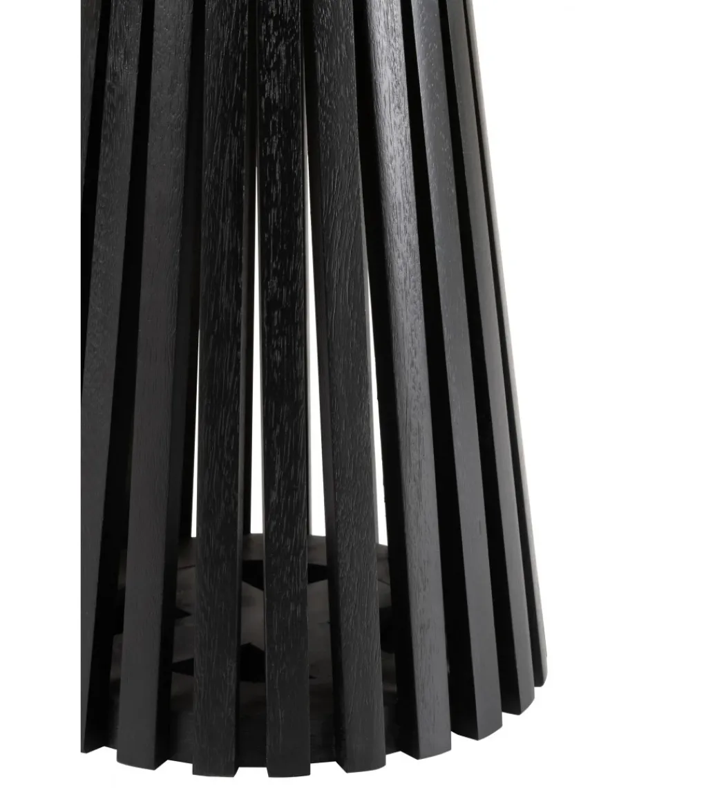 Stolik kawowy VINCENT 40 cm drewno mango czarny*J-Line Clearance