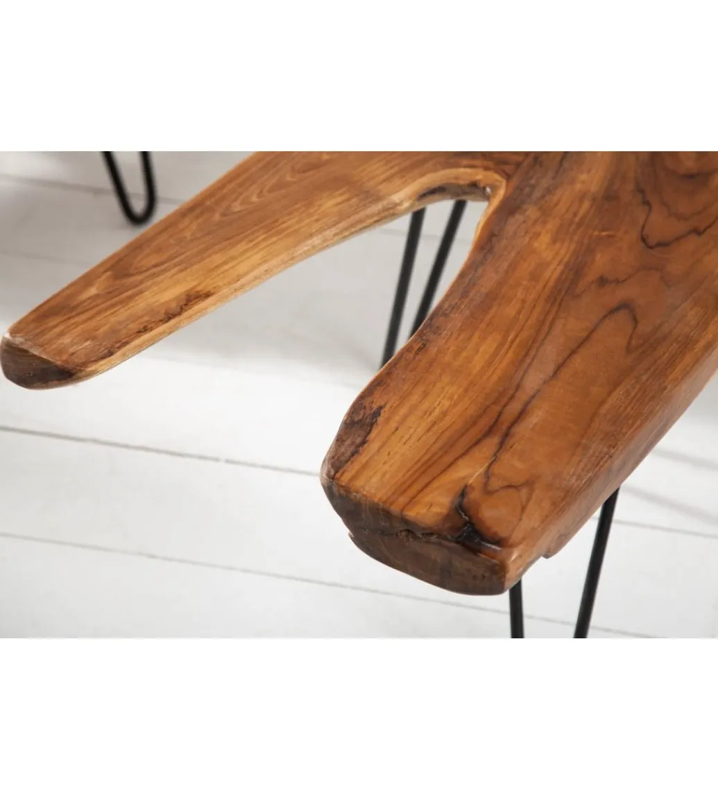 Stolik kawowy Wild drewno Teak*Invicta Interior Outlet