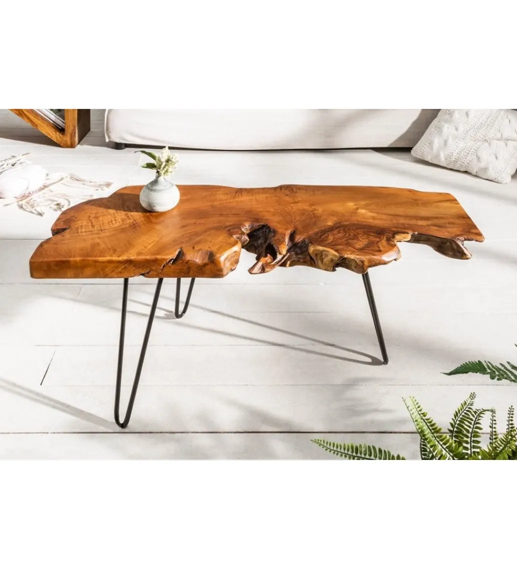 Stolik kawowy Wild drewno Teak*Invicta Interior Outlet