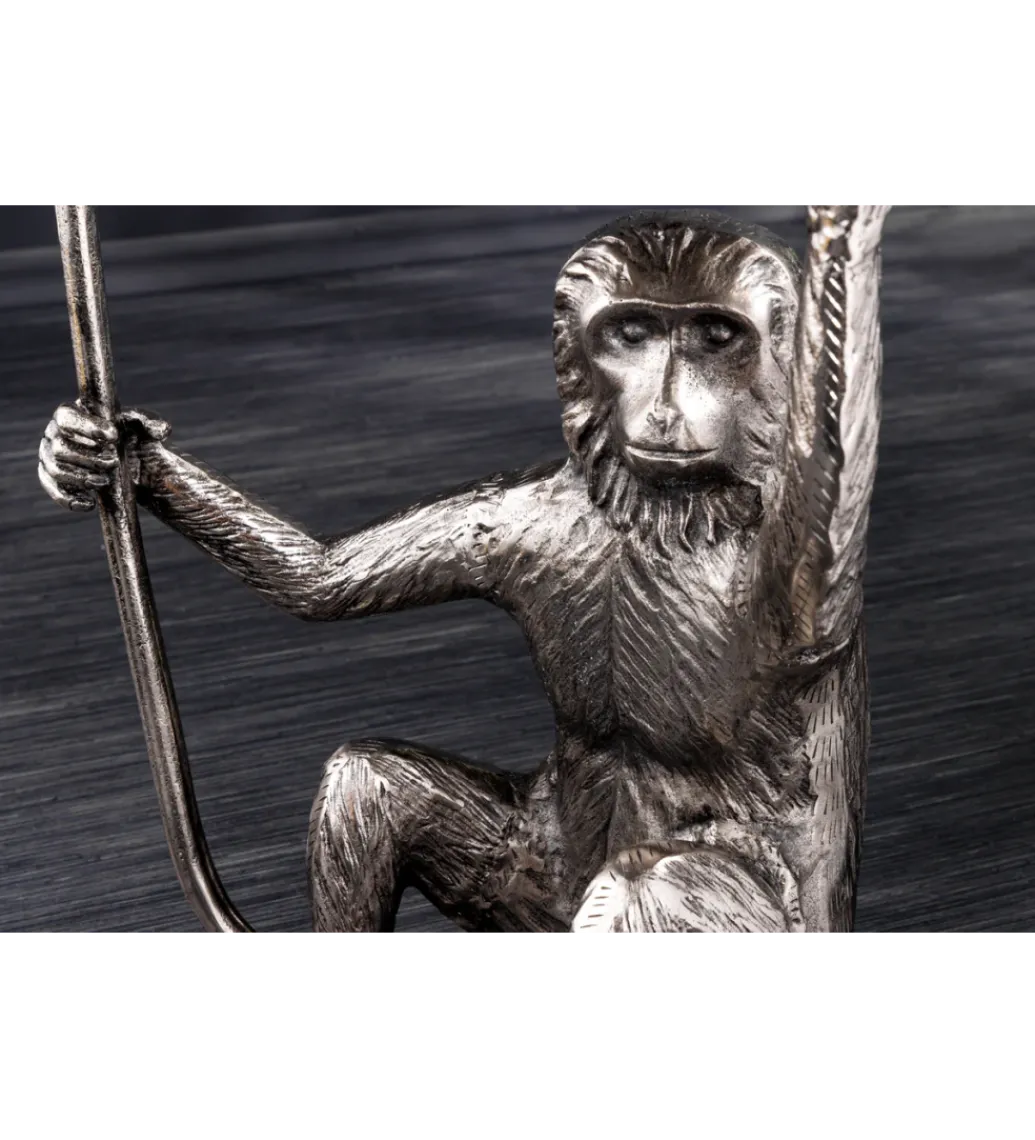 Stolik kawowy WILDLIFE MONKEY 55 cm srebrny*Invicta Interior Hot