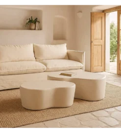 Stolik kawowy Wilma 125 cm biały*Zona-Design Discount