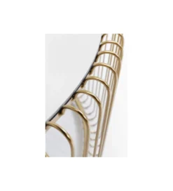 Stolik kawowy Wire Brass set 2 złoty*KARE Best