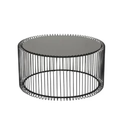 Stolik kawowy Wire SET 2 czarny*KARE Discount
