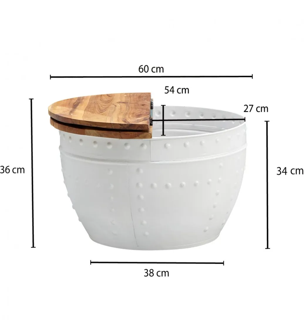 Stolik kawowy WOHNLING 60 cm drewno mango*WOHNLING, GERMANY Clearance