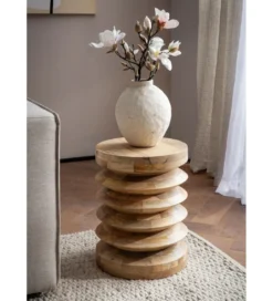 Stolik kawowy WOHNLING 35 cm drewno mango*WOHNLING, GERMANY Sale