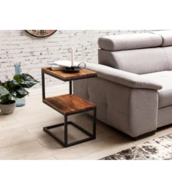 Stolik kawowy WOHNLING 45 cm drewno sheesham*WOHNLING, GERMANY Best