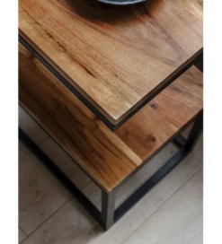 Stolik kawowy WOHNLING 45 cm drewno sheesham*WOHNLING, GERMANY Best