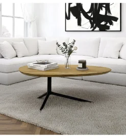 Stolik kawowy WOHNLING 87 cm drewno akacja*WOHNLING, GERMANY Online