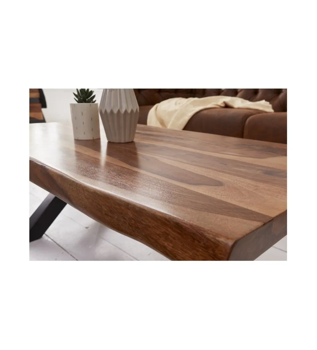 Stolik kawowy ZAMBEZI Amazonas X 110 cm drewno Sheesham*Invicta Interior - przedsprzedaż Clearance